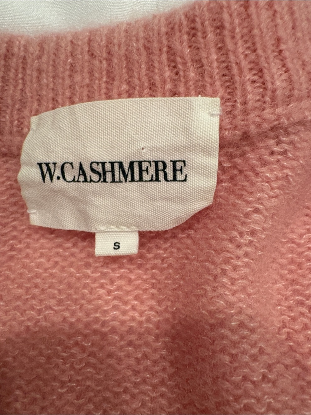 W Cashmere light pink cardigan - Picture 2 of 5